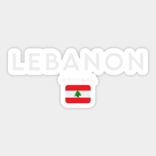 Lebanon flag, lebanese flag Sticker
